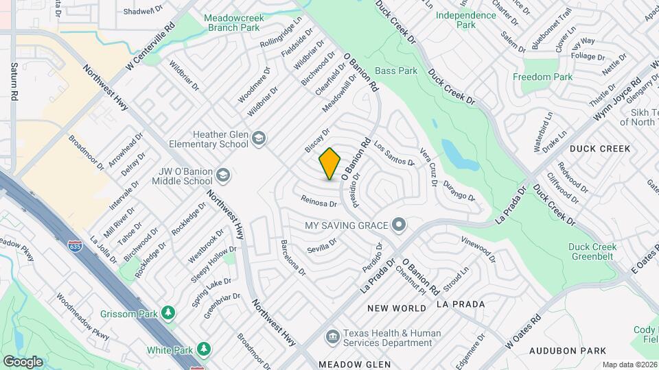 5334 Heather Glen Dr Map and Location Details