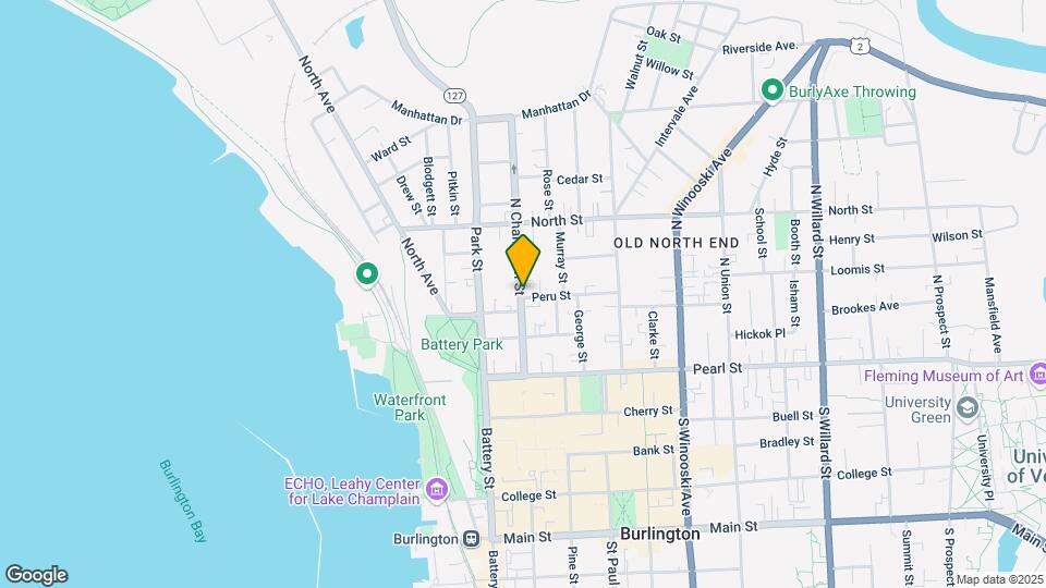 4 Peru St, Unit 72 N Champlain Map and Location Details