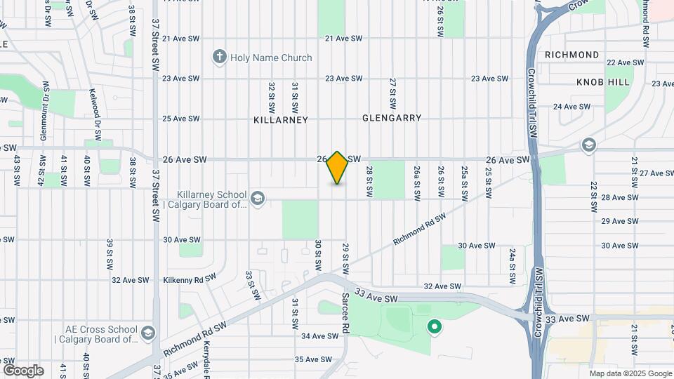 2829 29 St SW Map and Location Details