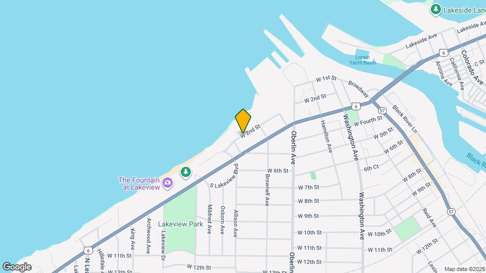 1337 W 2nd St Map and Location Details