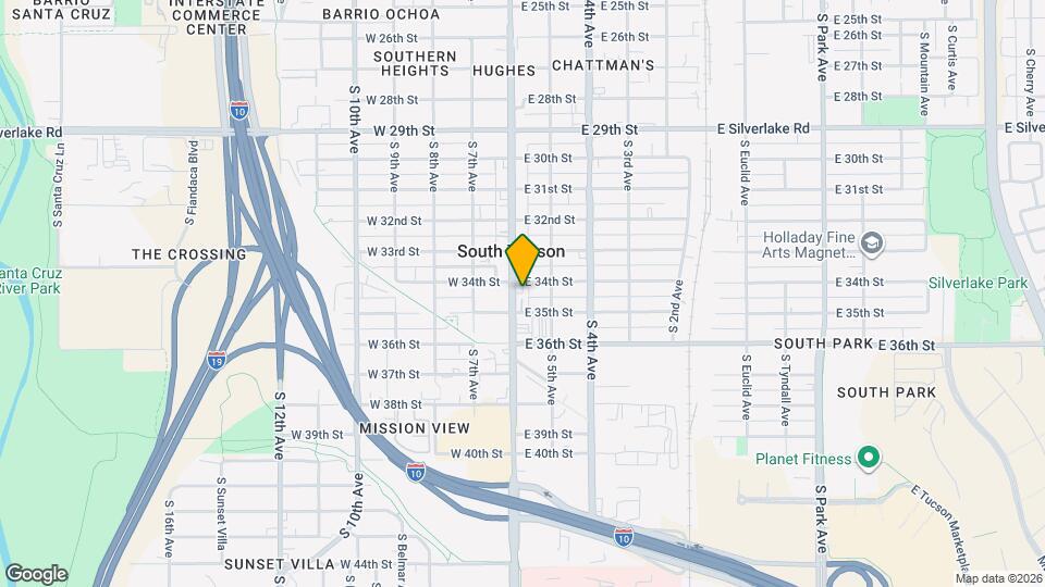 2411 S 6th Ave Map and Location Details