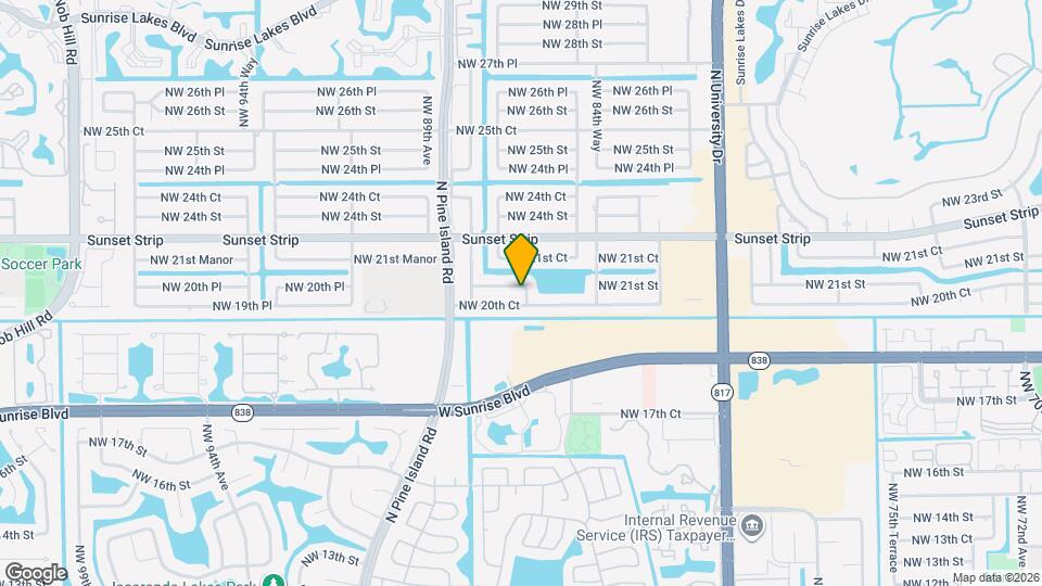 8600 NW 21st St Map and Location Details