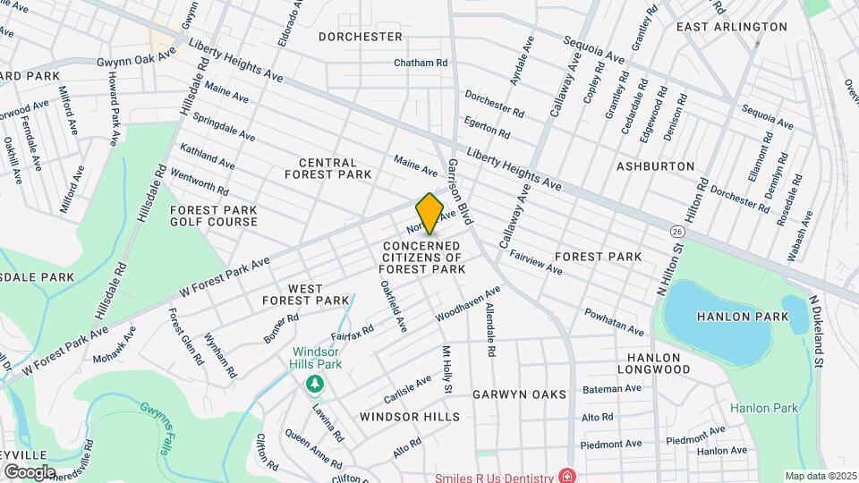 3200 Chelsea Terrace Map and Location Details