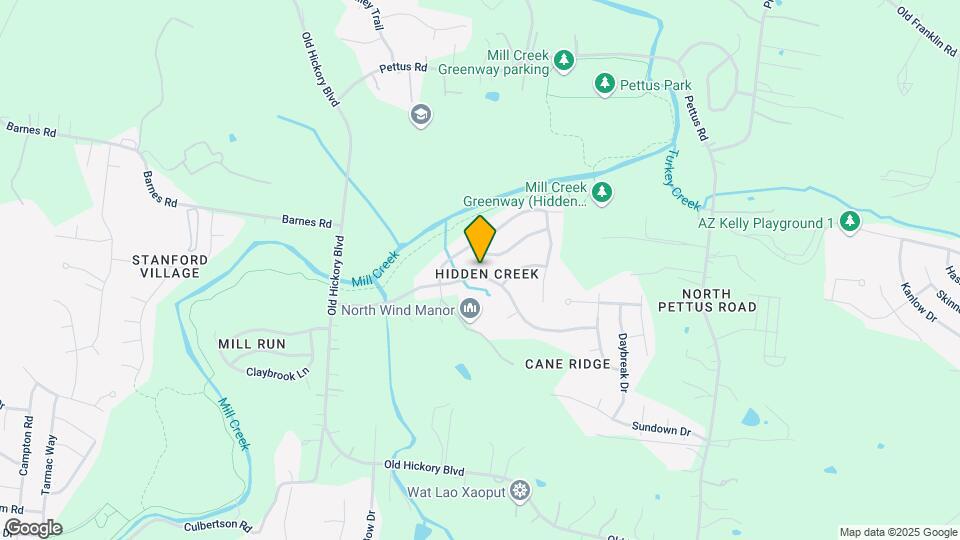 3129 Hidden Creek Dr Map and Location Details