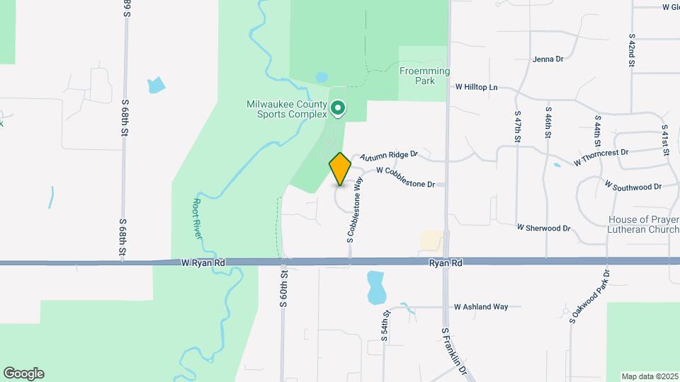 9349 S Cobblestone Way Map and Location Details