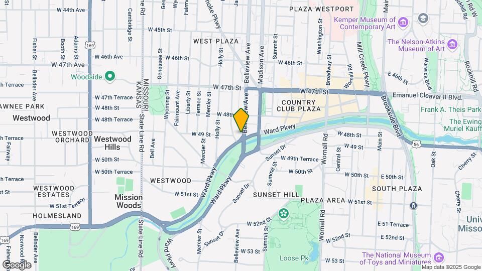 4842 Belleview Ave Map and Location Details