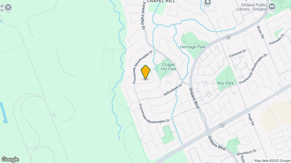 1598 Meadowfield Pl Map and Location Details