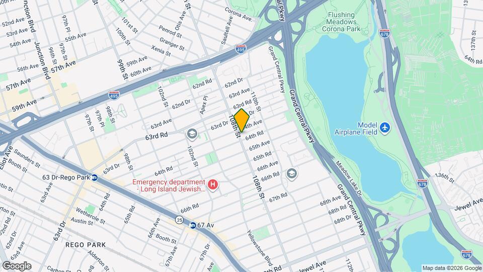 64-15-115 108th St Map and Location Details