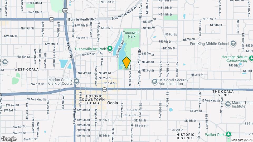 241 NE Tuscawilla Ave Map and Location Details