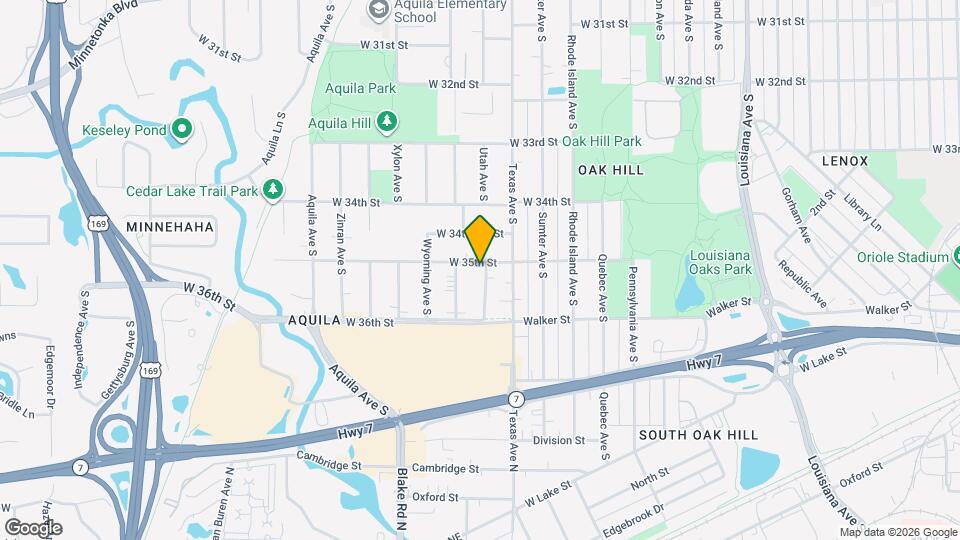 3500 Utah Ave S Mapa y Detalles de la Ubicación