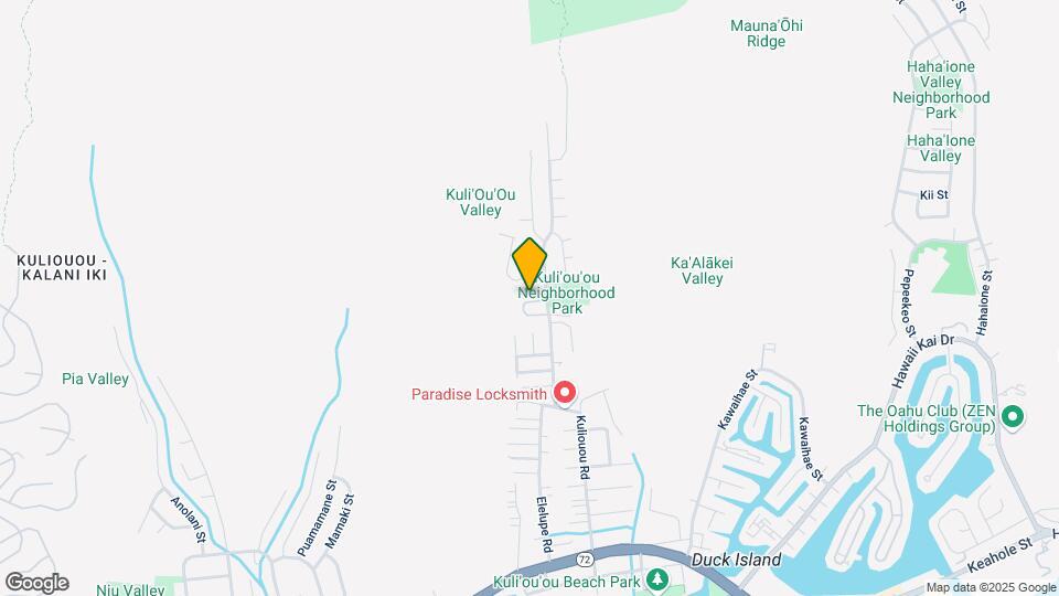Kuliouou Estates Mapa y Detalles de la Ubicación