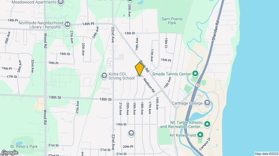 1709 19th Ave Map and Location Details