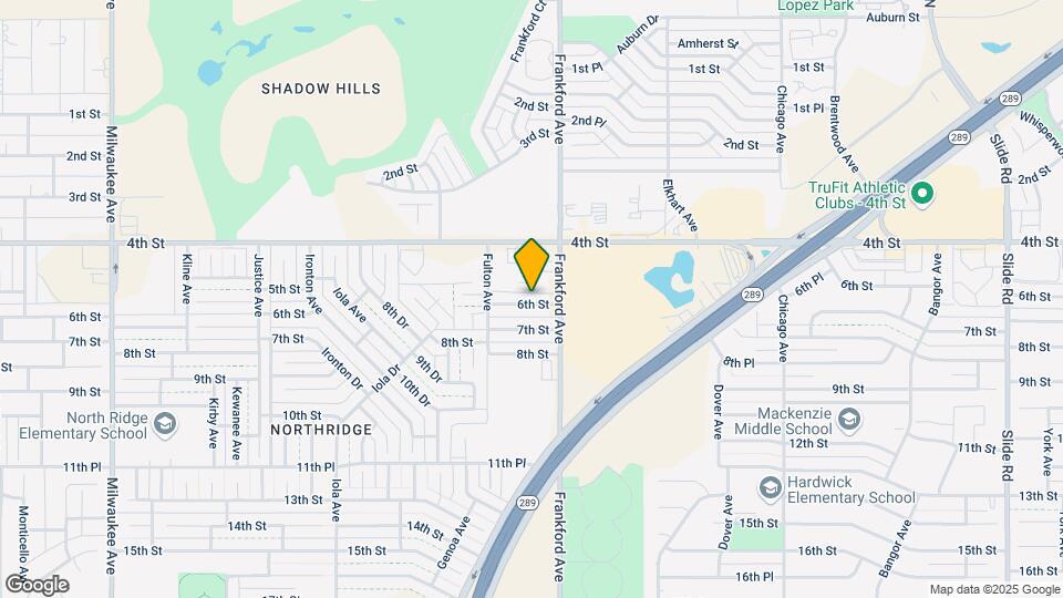 5806 6th St Map and Location Details