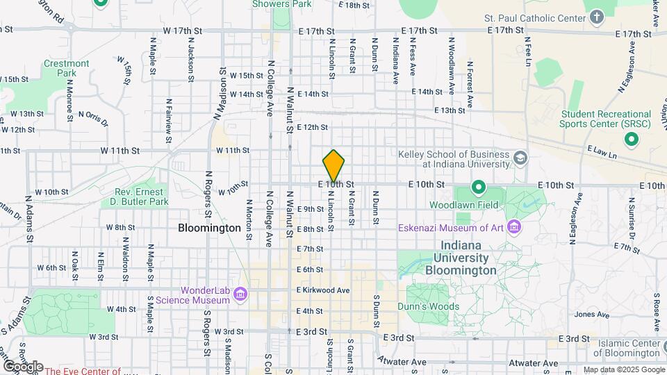 536 N Lincoln St Map and Location Details