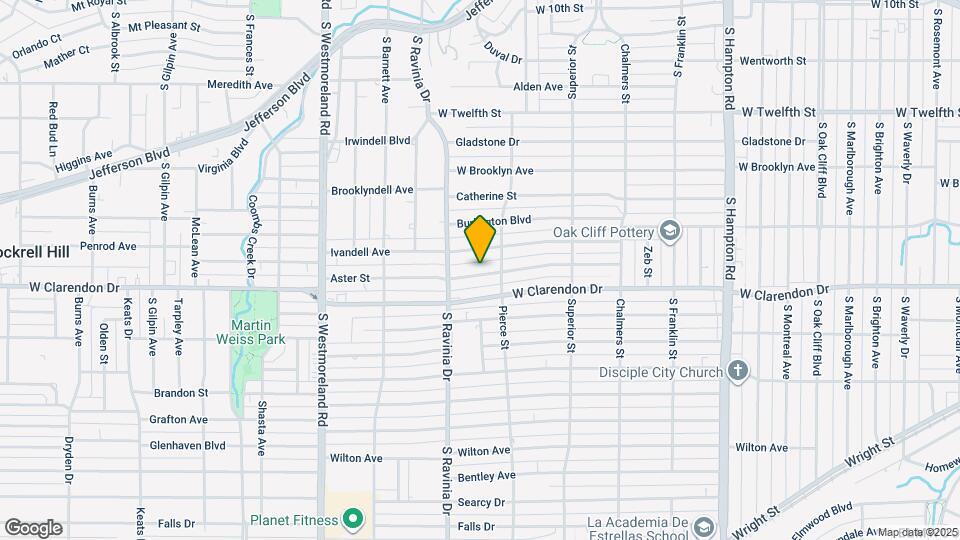 2823 Aster St Map and Location Details