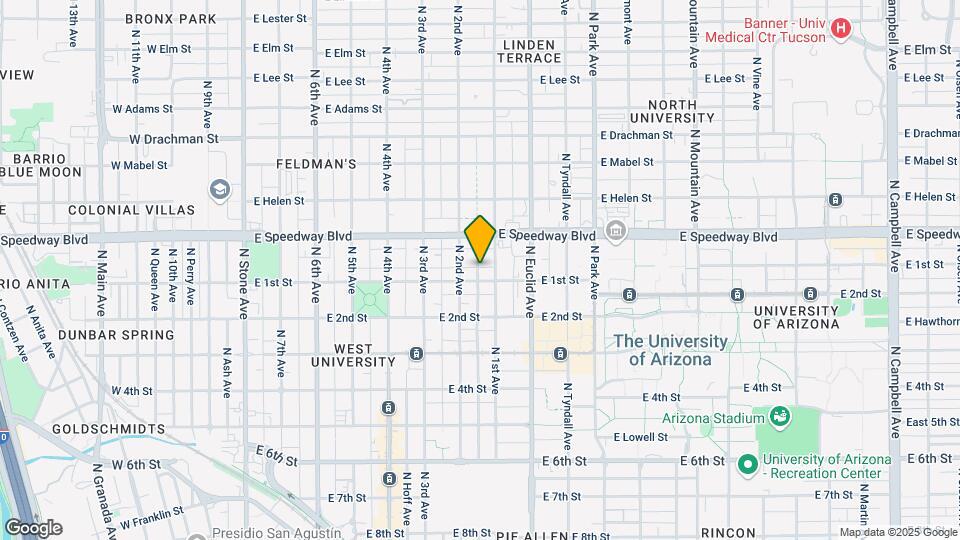 733-739 E 1st St Mapa y Detalles de la Ubicación