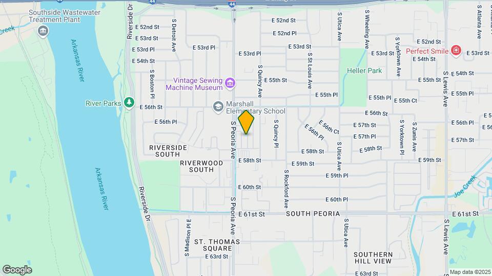 5623 S Peoria Ave Map and Location Details