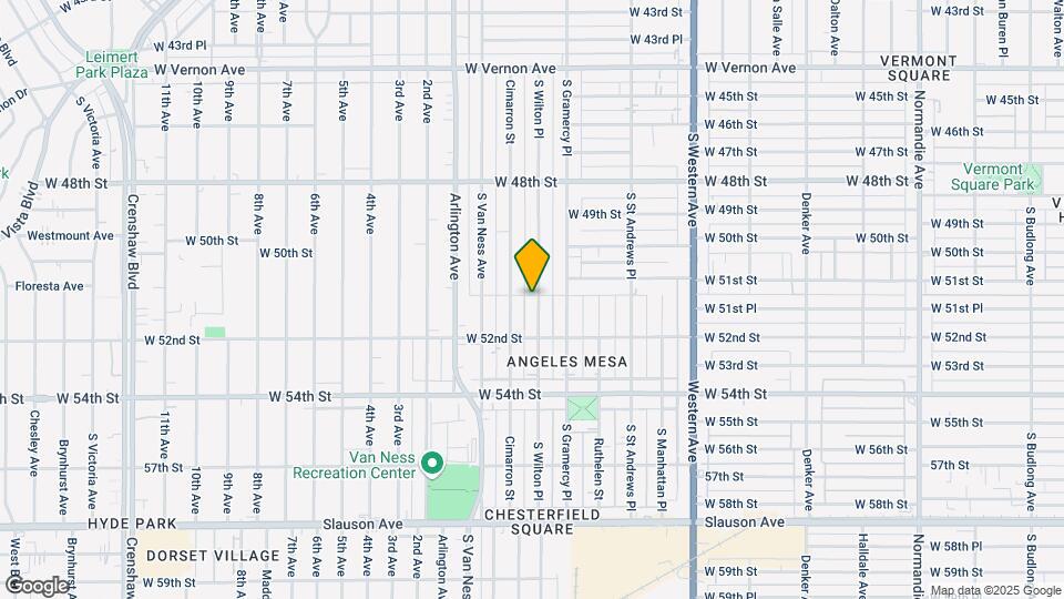 5125 S Wilton Pl Mapa y Detalles de la Ubicación