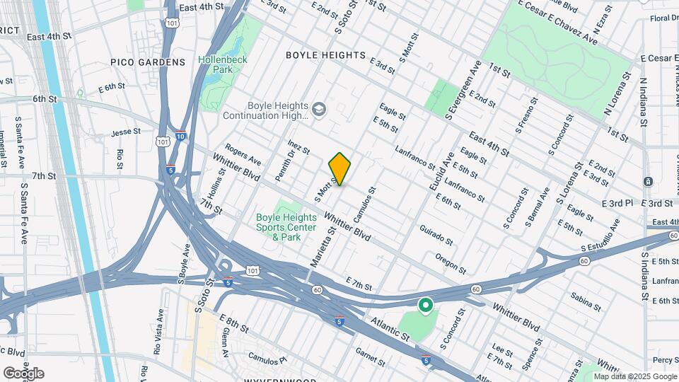 Freshly renovated Boyle Heights home with Map and Location Details