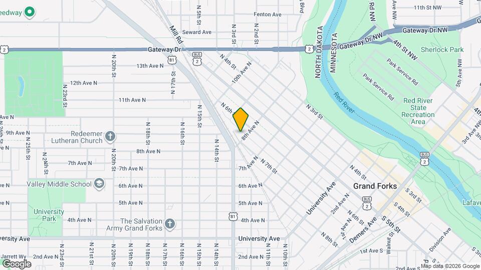 618 8th Ave N Map and Location Details