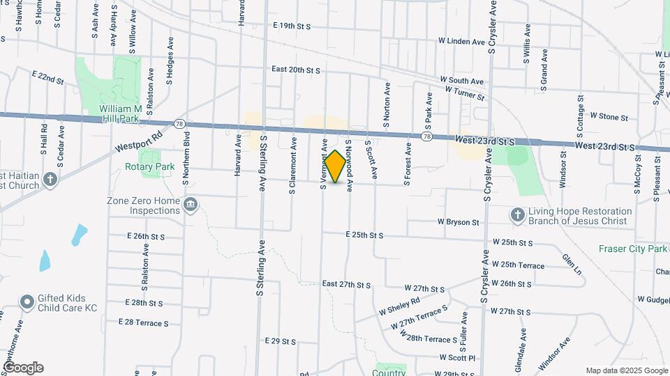11407 E 24th St S Map and Location Details