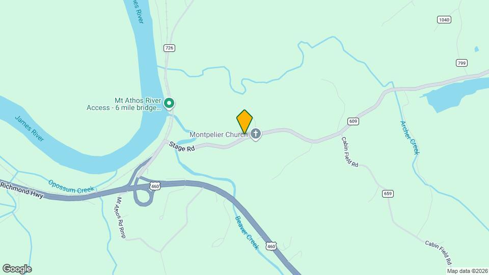 496 Stage Rd Map and Location Details