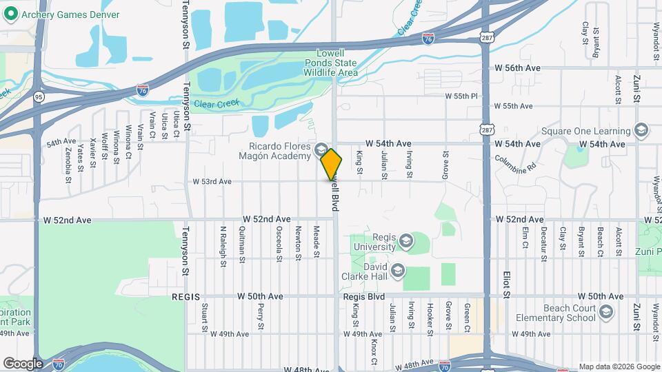 5255 Lowell Blvd Map and Location Details