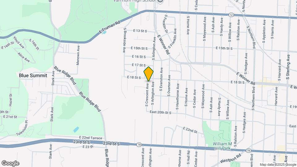 1813 S Crescent Ave Map and Location Details