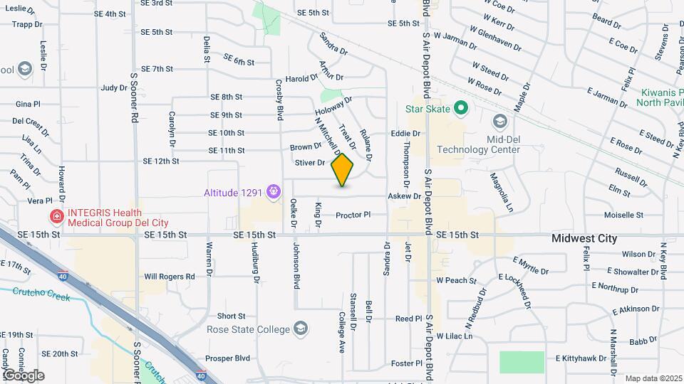 721 Askew Dr Map and Location Details