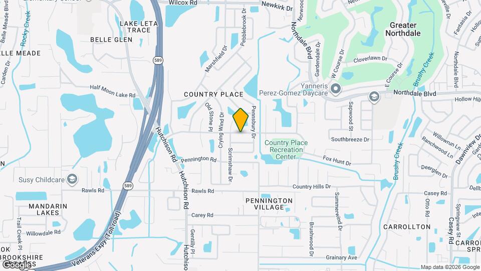 15846 Country Lake Dr Map and Location Details