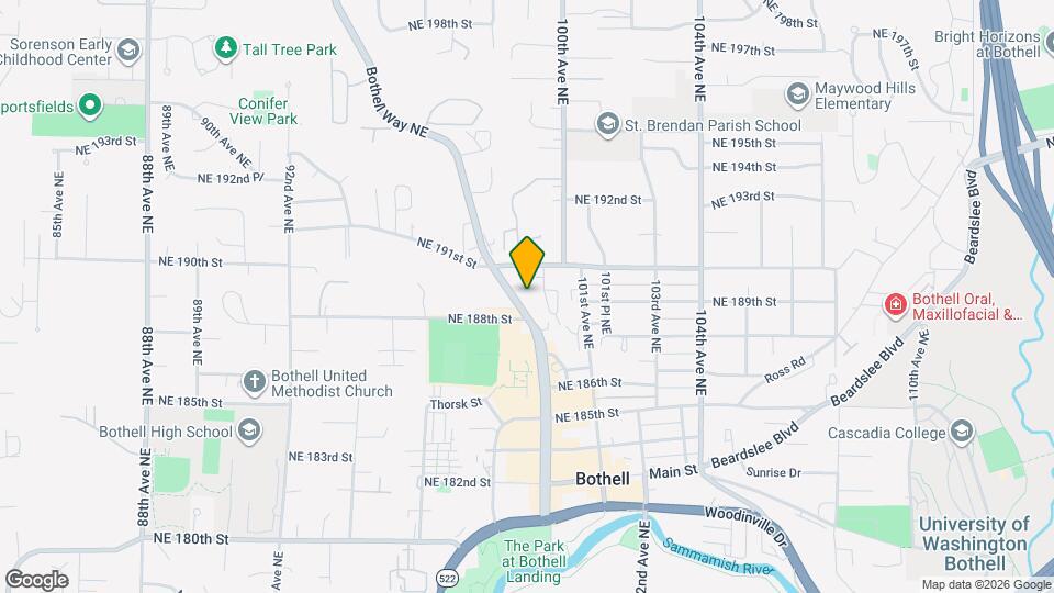 18824 Bothell Way NE Map and Location Details