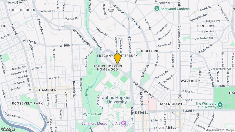 3800 Canterbury Rd, Unit Unit G Map and Location Details