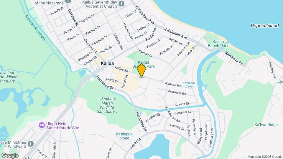 KA MALANAI AT KAILUA Mapa y Detalles de la Ubicación