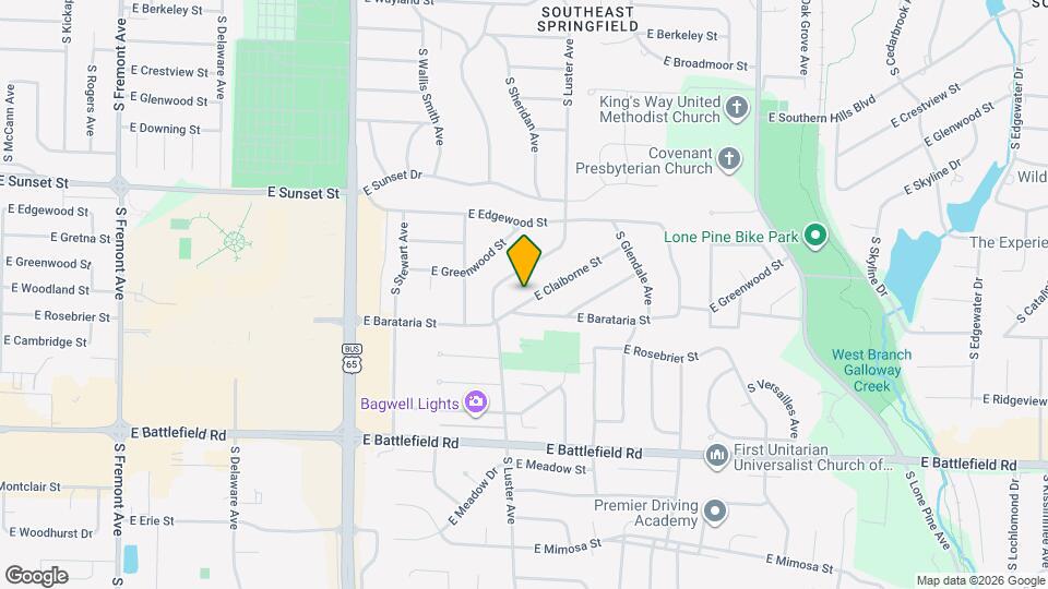 2141 E Claiborne St Map and Location Details