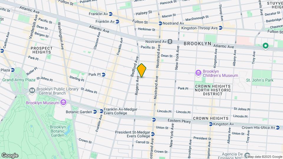 730 Prospect Pl Map and Location Details