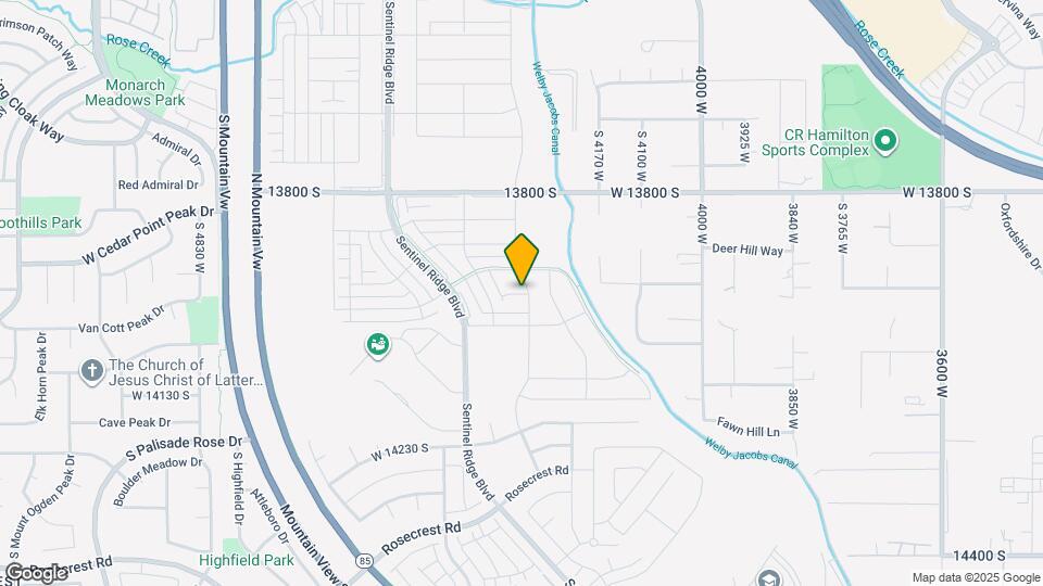 4322 W Notch Peak Ln Map and Location Details