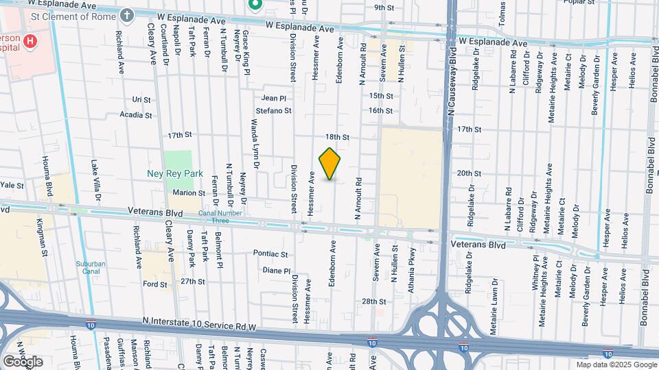 Villa D'Orleans Condominiums Work Map and Location Details
