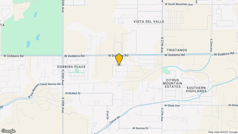 3037 W la Mirada Dr Map and Location Details