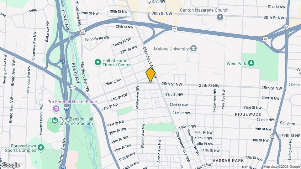 1310 25th St NW Map and Location Details