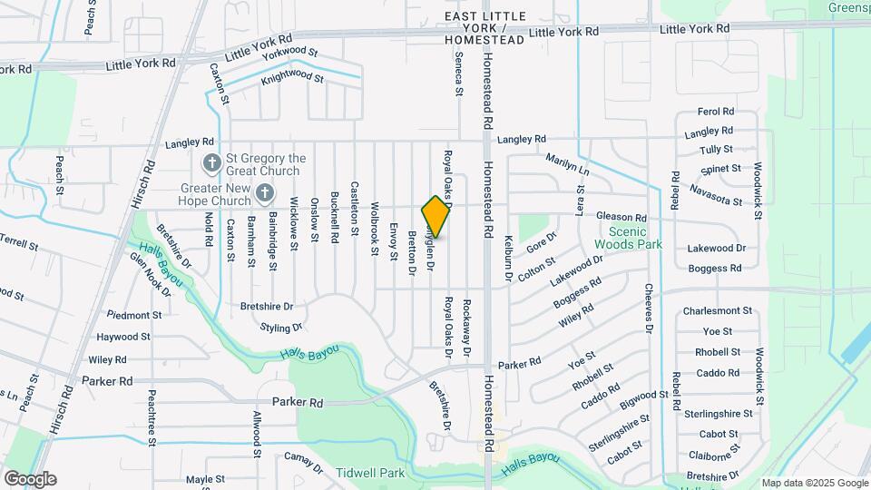 10402 Hollyglen Dr Mapa y Detalles de la Ubicación