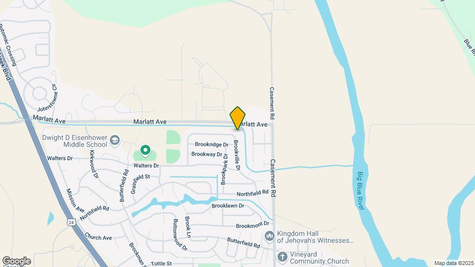 2904 Brookville Dr Map and Location Details
