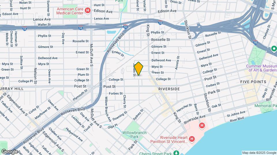 2781 College St Mapa y Detalles de la Ubicación