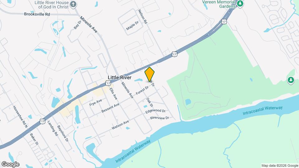 1661 Forest Dr Map and Location Details