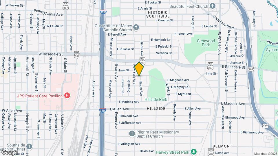 1304 Illinois Ave Map and Location Details