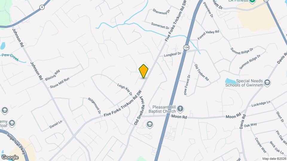 856 Five Forks Trickum Rd SW Map and Location Details