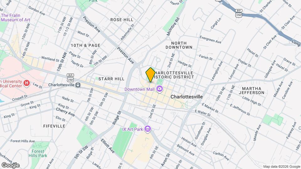 122-124 W Market St Map and Location Details