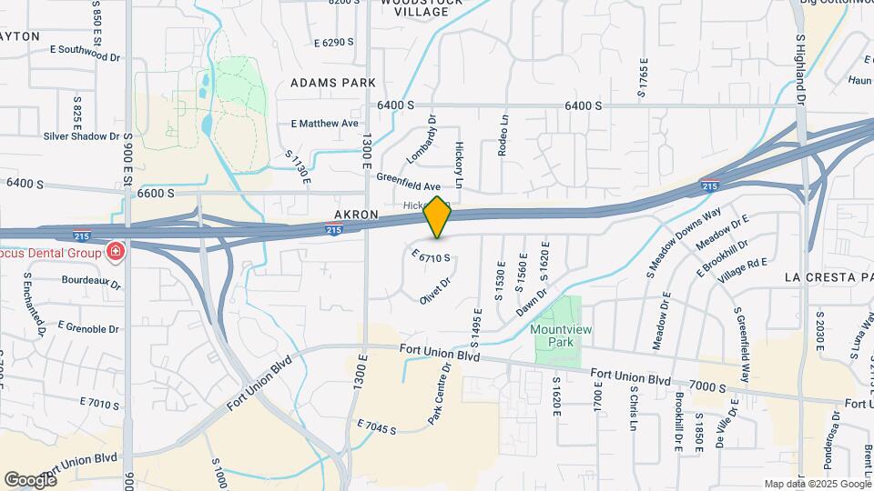1416 E Hollow Dale Dr Map and Location Details