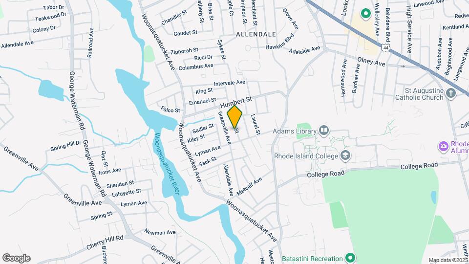 8 Orchard St, Unit First floor Map and Location Details