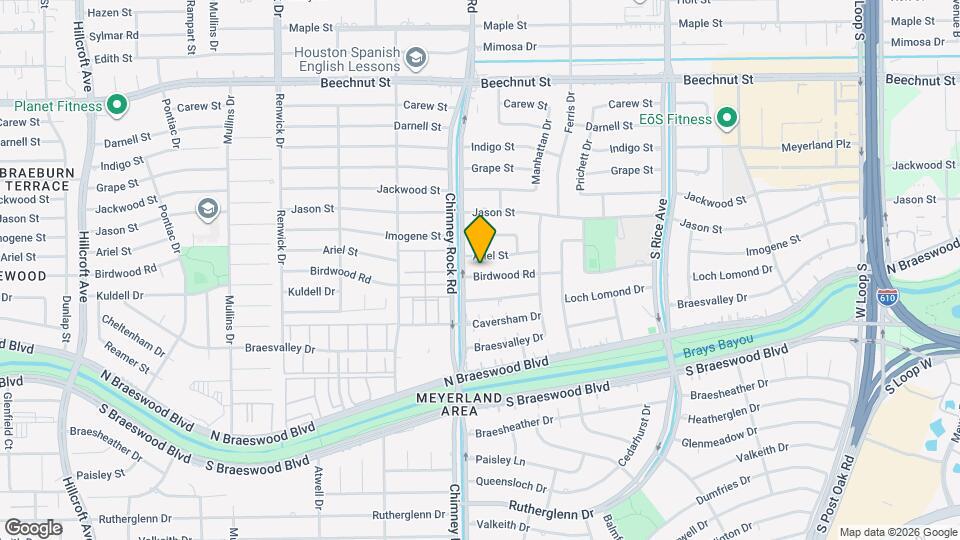 5250 Birdwood Rd Map and Location Details