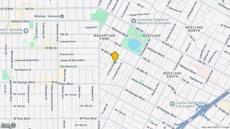830 S Park View St Map and Location Details